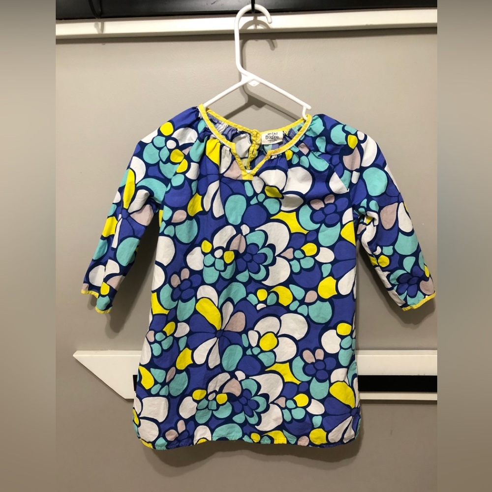 Mini Boden retro girls colorful cotton frock
